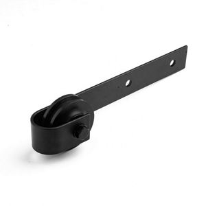 Kit de Herrajes para Puerta Corredera WEKIS, Negro Mate Satinado, Acero al Carbono, Fácil Instalación con Tornillos, Duradero, 1 Año de Garantía, para Sala de Estar y Dormitorio - Product Image 6