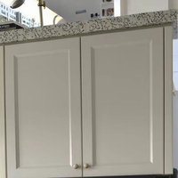 Meuble de cuisine en bois blanc Shaker à prix d'usine pour une vie durable en copropriété ou en appartement