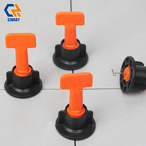 50 pièces – Système de nivellement de carreaux réutilisable en PP et métal, 1 mm/1,5 mm, réglable et moderne, pour le carrelage et le nivellement des joints - Product Image 1