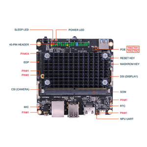 ROCK PI N10 <span class=keywords><strong>RK3399Pro</strong></span> KI-Künstliche-Intelligenz-Einplatinencomputer mit Niedrigem Stromverbrauch Entwicklungsboard Mini-Hauptplatine - Product Image 4