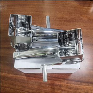 Râpe à fromage multifonction en acier inoxydable, coupe-beurre, hachoir à ail, zester de citron - Outil rotatif à manivelle pour fruits et légumes - Product Image 5