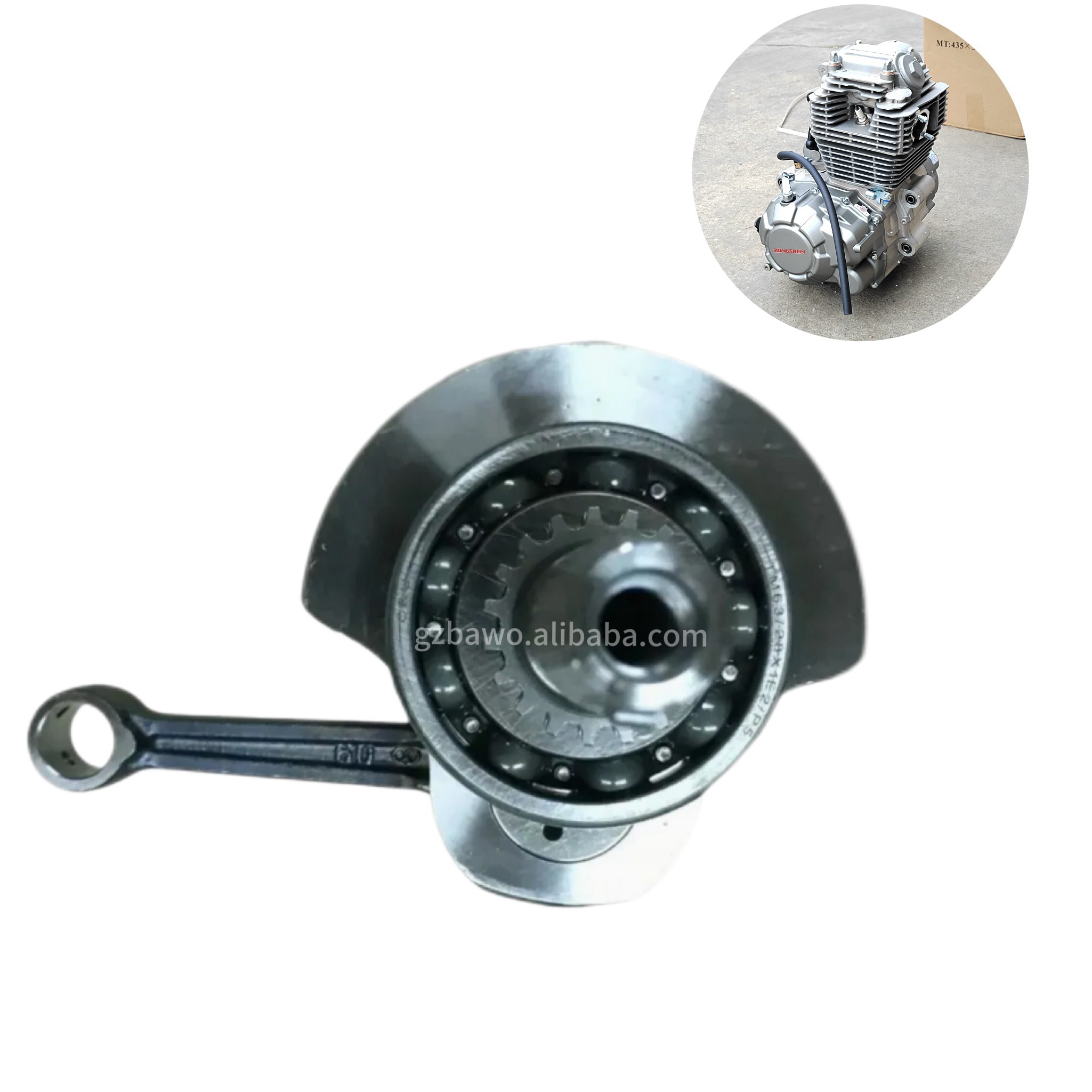 丸原ページ② Precision Engineered CB250-F ZS172FMM-3A Crankshaft by Zongshen