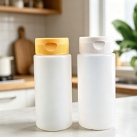 Bouteilles souples en PE de 500 ml sérigraphiées pour sauce chili, miel BBQ, sirop d'érable, chocolat, emballage pour salades, sans BPA, recyclables