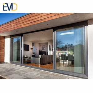 Sistema de Puertas Corredizas de Aluminio con Triple Vidrio para Terraza de Villa, Personalizado de Fábrica y de Alta Calidad - Product Image 2