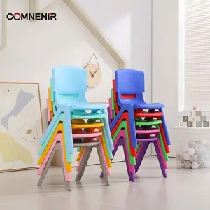 Manufacturers Wholesale Kindergarten Chairs Children's Back Chairs Baby Stools Bench Seats Adult Thickened Plastic Small Chairs