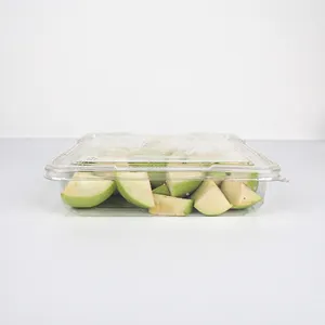 透明PETクラムシェル食品グレード透明プラスチック包装容器ユニークなデザイン
