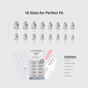 Spring Summer Flower Luxury Short Almond False Fake Nails 32pcs Wholesale Hand Made Soft <b>Gel</b> Designer Bulk Press on Nails <b>Kit</b> - Product Image 2