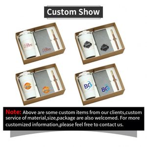 2024 New Business Box 3 Pieces Executive Leather Diary Notebook and <b>Pen</b> Gift Set for Corporate - Product Image 6