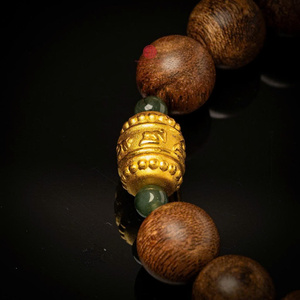Pulsera de Cuentas de Madera Natural, Hecha a Mano, Cuentas Redondas de Madera, Pulsera Elástica para Hombre y Mujer, Precio al por Mayor desde Vietnam - Product Image 3