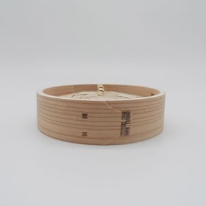 Factory wholesale of steamed buns and dumplings made of Chinese fir, nanmu wood, and bamboo; round <b>steamers</b>; <b>steamer</b> racks. - Product Image 3