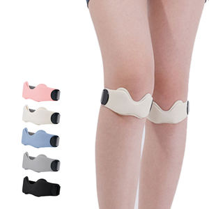 Attelle de genou en silicone pour soulagement de la douleur, stabilisateur rotulien avec protection à ressort, soutien pour la course et le sport, bande rotulienne, support de genou - Product Image 2