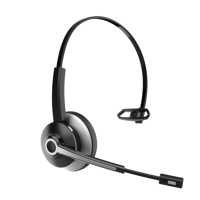 Auriculares Inalámbricos Profesionales BT-683 con Cancelación de Ruido ENC, Auriculares para Camioneros con Micrófono, Auriculares Inalámbricos para Camioneros