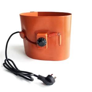 Coperta Riscaldante in Silicone 220V 1000W 125x1740mm con Termostato a Manopola per Fusti da 55 Galloni di Olio, Miele o Secchi Metallici - Product Image 3