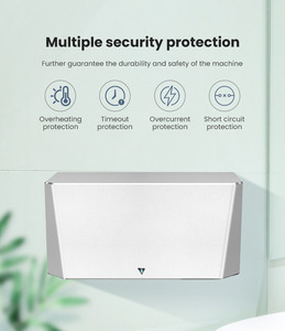 <span class=keywords><strong>Sèche</strong></span>-<span class=keywords><strong>mains</strong></span> automatique à jet d'air haute vitesse 720W, sans balais, à fixation murale pour salle de bain commerciale - Product Image 1