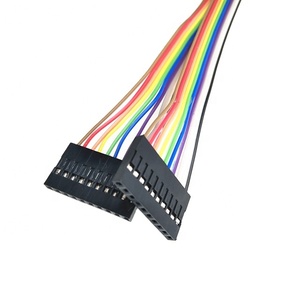 2,54mm 10mm P Dupont con Premium estándar de 1,27mm de paso de 20 pines planos Arco Iris cinta cables de Cable - Product Image 1
