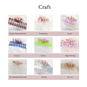 Tiras de Esmalte de Uñas <span class=keywords><strong>3D</strong></span> con Diseño de Leopardo y Ojo de Gato Francés, Calidad de Salón, Semi-Curadas con Lámpara UV, Adhesivos de Gel No Tóxicos - Product Image 3