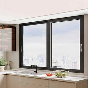 Fenêtres en alliage d'aluminium coupe-vent pour villas et maisons, fenêtres coulissantes à grands panneaux de verre robustes, profitez de la vue sur la mer, élargissez vos horizons - Product Image 2