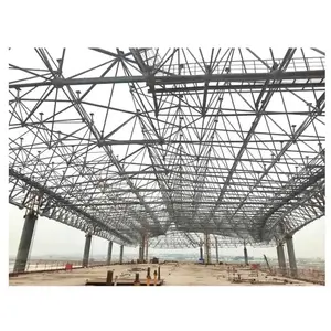 LF Exquisite Long Span Steel Space Airport Station Roof Metal Structure Roof