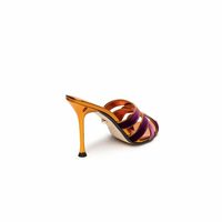 Chaussures mules à talons hauts en velours de haute qualité, nouveau design, chaussures de créateur, sandales pour femmes