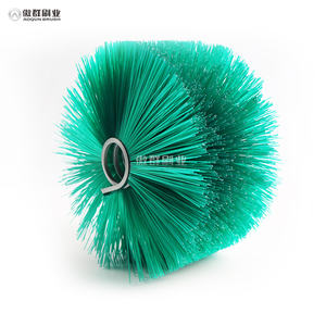 Cepillo rotatorio de lavado alimentado por agua de grado <span class=keywords><strong>Industrial</strong></span> y DIY, poste telescópico de limpieza, paneles de rodillos de fibra de carbono de 15 pies, 18 pies, 20 pies, 25 pies - Product Image 1