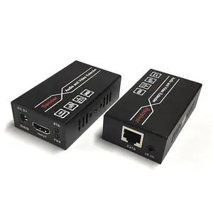 高质量HDMI扩展器至局域网150米全高清1080P HDMI 5e类/6类IP扩展器，带发射器和接收器150计