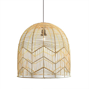 Lustre en <span class=keywords><strong>bambou</strong></span>, éclairage en <span class=keywords><strong>bambou</strong></span> naturel, abat-jour artisanal, lampes de lecture LED, luminaire de plafond en rotin fait main - Product Image 5