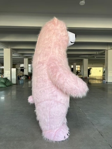 Efun MOQ 1 PC <strong>Red</strong> Polar <strong>Bear</strong> <strong>Mascot</strong> <strong>Costume</strong> Adult Walking Character <strong>Mascot</strong> Cosplay <strong>Costume</strong> for Birthday Party - Product Image 6