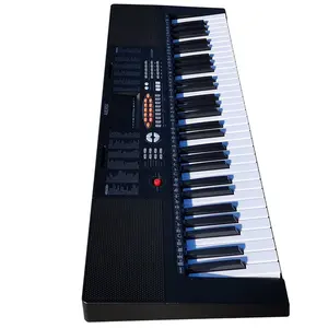 Aiersi Instrumen Keyboard Portabel Piano Digital Tiongkok, 61 Nada Organ Piano Listrik Produk Taman Hiburan