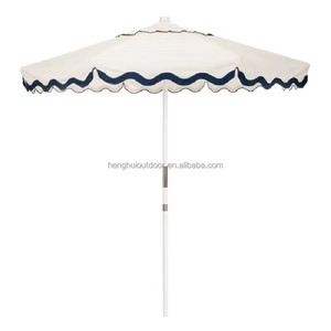Parasol pour extérieur rose personnalisé pour piscine d'hôtel Parasol pour pétoncles <span class=keywords><strong>bord</strong></span> <span class=keywords><strong>de</strong></span> <span class=keywords><strong>mer</strong></span> Cadre en aluminium Parasol pour patio et café Parasol pour jardin et plage - Product Image 5