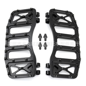 Repose-pieds à pointes antidérapants de la série Harley, commandes larges pour moto Softail Traveler - Product Image 4