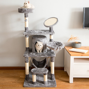 Giá Tốt Nhất Có Thể Tháo Rời Nhân Tạo Dễ Thương Hiện Đại Mèo Cây Nhà Máy Rắn Bài Scratch Hiện Đại Mèo Cây Cho Mèo - Product Image 5