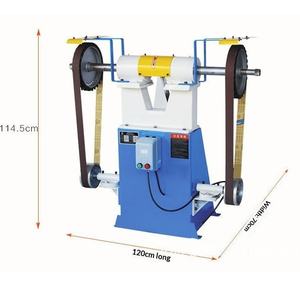 Lijadora de Banda Vertical de Dos/Tres Ruedas MM2100A/2100B/2100C/3021A, Máquina para Pulir y Rectificar - Product Image 3