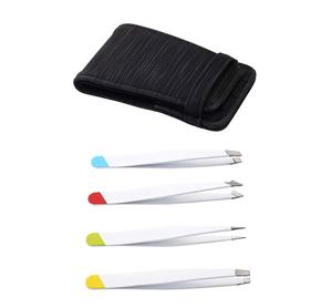 Pinzas de Cejas de Acero Inoxidable Ecológicas y Duraderas con Punta Inclinada, Herramienta de Precisión para Suministro Global y Distribución al por Mayor - Product Image 1