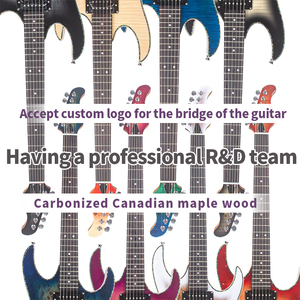 Directo de fábrica GALYDA Guitarra eléctrica personalizada de alta calidad de 39 pulgadas con cuerpo de caoba A + y configuración de pastilla de H-S-H - Product Image 2