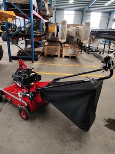 Balayeuse à essence poussée à la main, ramasseur de feuilles autoporté, machine de <span class=keywords><strong>nettoyage</strong></span> des débris pour jardins, parcs et routes - Product Image 2
