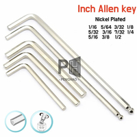 Clé Allen en pouces 1/16 5/64 3/32 1/8 5/32 3/16 7/32 1/4 5/16 3/8 1/2 Forme en L Embout sphérique Clé hexagonale à bras long Tournevis