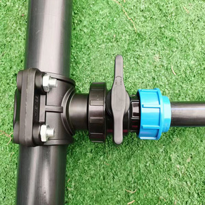 Ensemble de Robinet à Bille et Raccord de Selle en PEHD de Qualité Supérieure : Robuste, Anti-Fuite pour les Systèmes d'Eau des Mines, des Fermes et des Maisons - Product Image 3