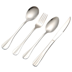 New Arrival tạo ra xử lý thép không gỉ <span class=keywords><strong>Flatware</strong></span> thiết lập dao kéo bán buôn tùy chỉnh Kinh doanh Quà Tặng bên dao nĩa thìa - Product Image 6