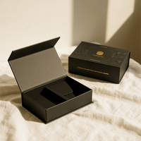 Usine personnalisée Emballage de boîte cadeau de luxe pliable rigide à fermeture magnétique Caja De Con Iman Boîte cosmétique en carton rigide