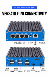 มินิพีซี BKHD G48 J6412 N5105 ไร้พัดลม 4 Intel I226 2 พอร์ต 5GbE LAN ไฟร์วอลล์ อุปกรณ์ VPN เราเตอร์ - Product Image 5