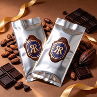 Sacs en plastique thermoscellables personnalisés pour l'emballage de chocolat et de barres protéinées, emballage imprimé