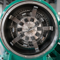 Moulin à disques diesel pour maïs et céréales, capacité 800 kg/h, 20-80 mesh, avec tamis de 0,2-6 mm pour la transformation des aliments