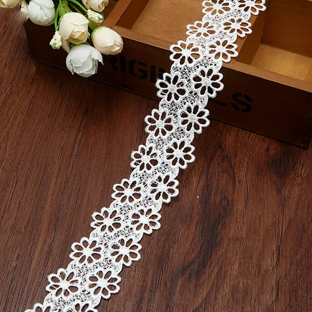 Gift Package Wrapping-crocheted Lace Trim Cotton Lace Trim Vintage Chemical Lace Ribbon