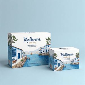 Eco-Friendly Custom Small Soap Gift Box Corrugated Cardboard Packaging with Matte Foil Finish for Homemade Soap - Product Image 5