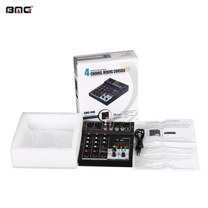 BMG-<span class=keywords><strong>mezclador</strong></span> de Audio, <span class=keywords><strong>mezclador</strong></span> de 4 canales, interfaz DJ <span class=keywords><strong>para</strong></span> grabación de ordenador, bandas - Product Image 6
