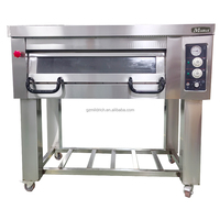 Four à pizza électrique commercial MildRich MH-201EP 7,2 kW 380 V, commande par bouton, acier inoxydable, plage de température 20-400 °C, réglage par défilement