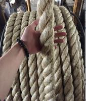 Cordage Manila torsadé à 3 brins haute résistance 18 mm 20 mm 22 mm en fibres de sisal naturelles pour usage maritime
