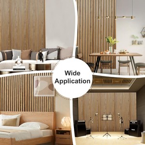 Paneles Acústicos de Madera MDF 3D, Paneles de Pared Interiores Insonorizantes para Decoración de Hoteles, Salas de Estar y Baños, Diseño de Modelo 3D - Product Image 6