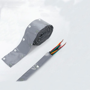 Bande de serrage en PVC avec boucle à pression - Ignifuge et écologique - Protection des câbles - Modèle : SD-160 - Product Image 1