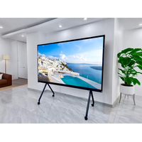 Pantalla LED 3D de ahorro de energía Máquina interactiva todo en uno para conferencias remotas con pantalla dividida